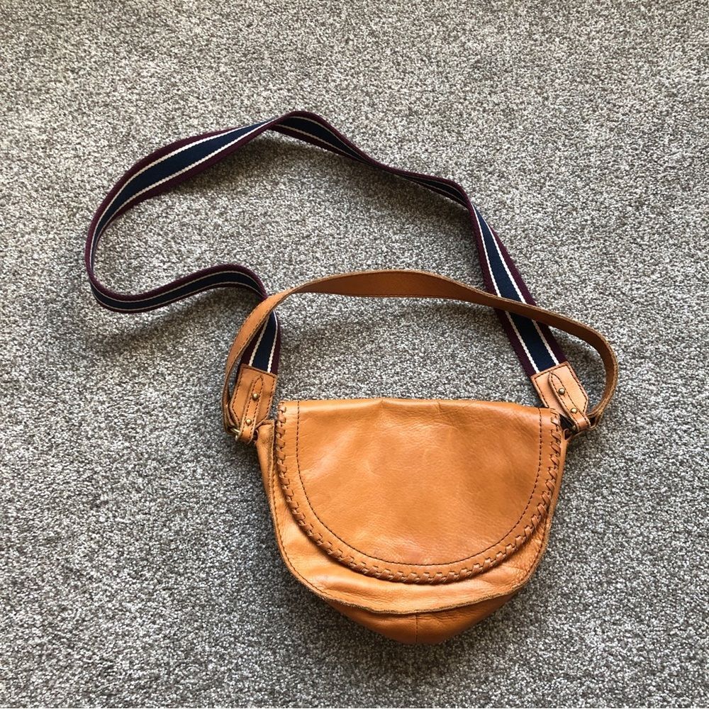 MARGOT NEW YORK BROWN GENUINE LEATHER SHOULDER BAG - Picture 2 of 13
